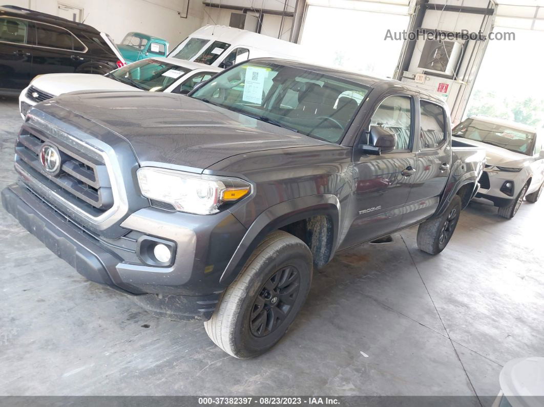 2021 Toyota Tacoma 4wd Sr/sr5/trd Sport Gray vin: 5TFCZ5AN7MX277817