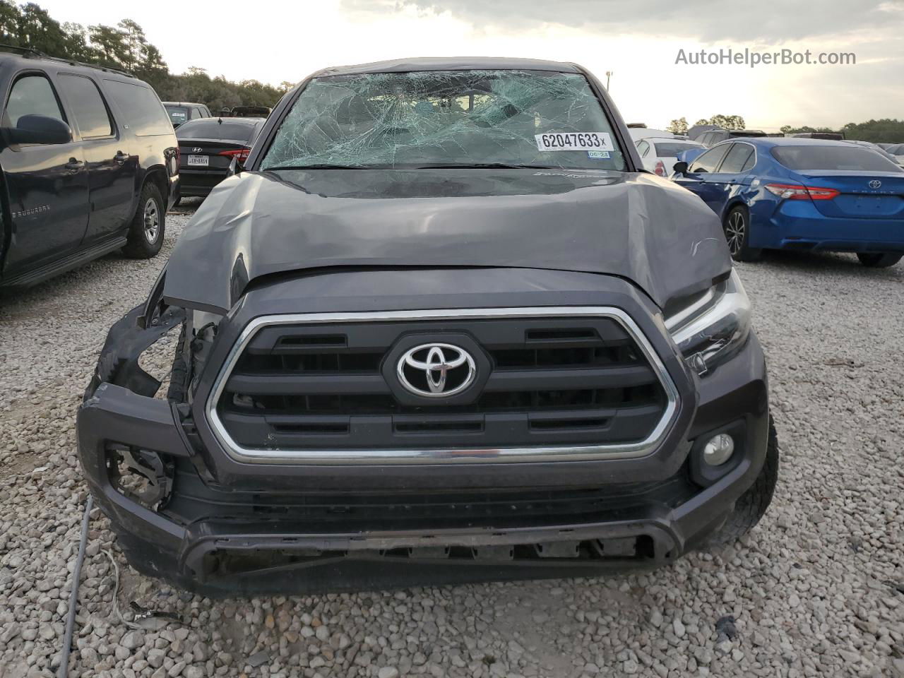 2017 Toyota Tacoma Double Cab Угольный vin: 5TFCZ5AN8HX104989