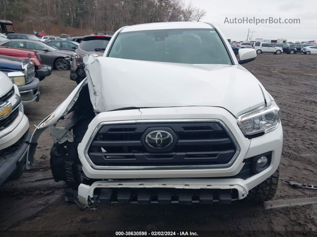 2019 Toyota Tacoma Sr5 V6 Белый vin: 5TFCZ5AN8KX172135