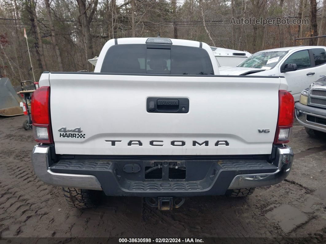 2019 Toyota Tacoma Sr5 V6 White vin: 5TFCZ5AN8KX172135