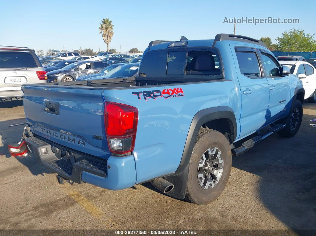 2019 Toyota Tacoma 4wd Sr/sr5/trd Sport Blue vin: 5TFCZ5AN8KX196953