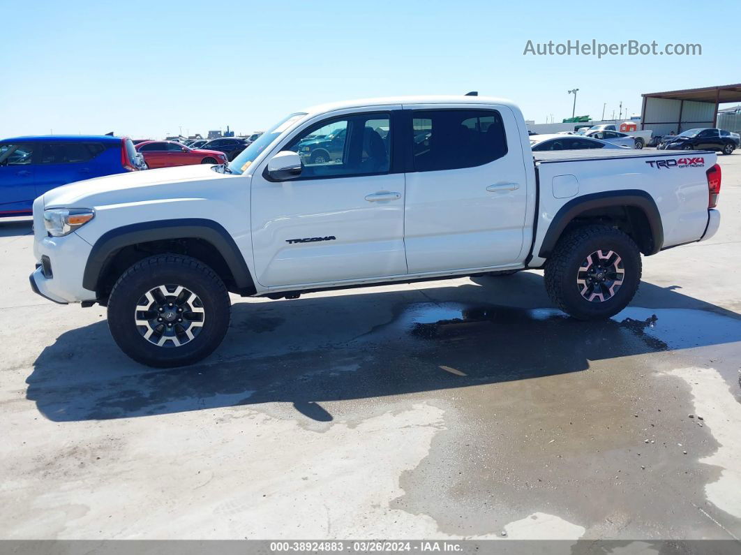 2019 Toyota Tacoma Trd Off Road White vin: 5TFCZ5AN8KX207773