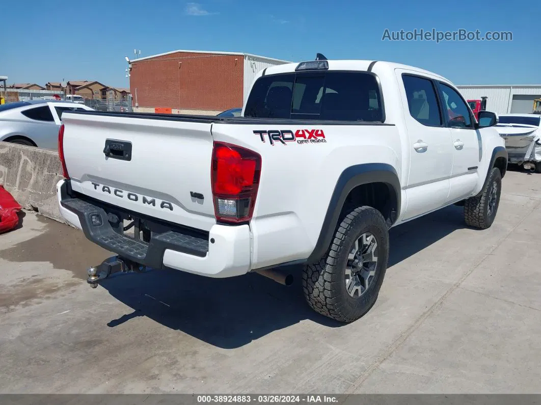 2019 Toyota Tacoma Trd Off Road White vin: 5TFCZ5AN8KX207773