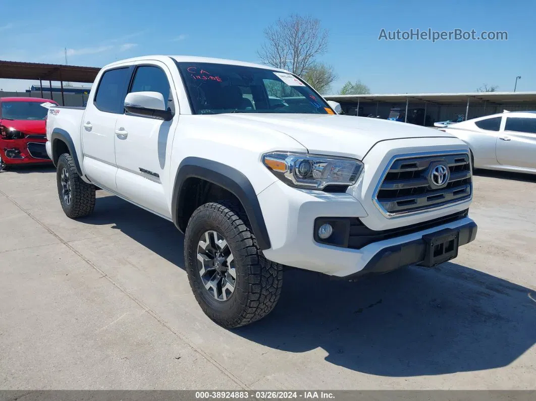 2019 Toyota Tacoma Trd Off Road Белый vin: 5TFCZ5AN8KX207773