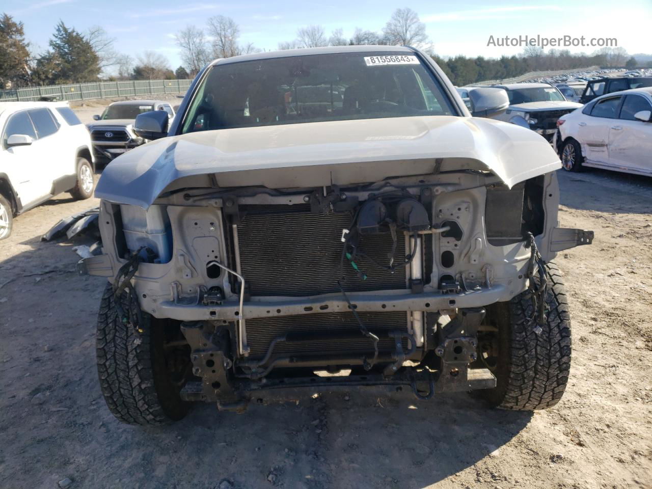 2020 Toyota Tacoma Double Cab Gray vin: 5TFCZ5AN8LX242511