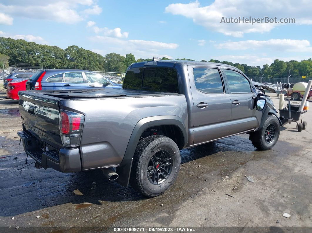 2021 Toyota Tacoma 4wd Sr/sr5/trd Sport Gray vin: 5TFCZ5AN8MX254028