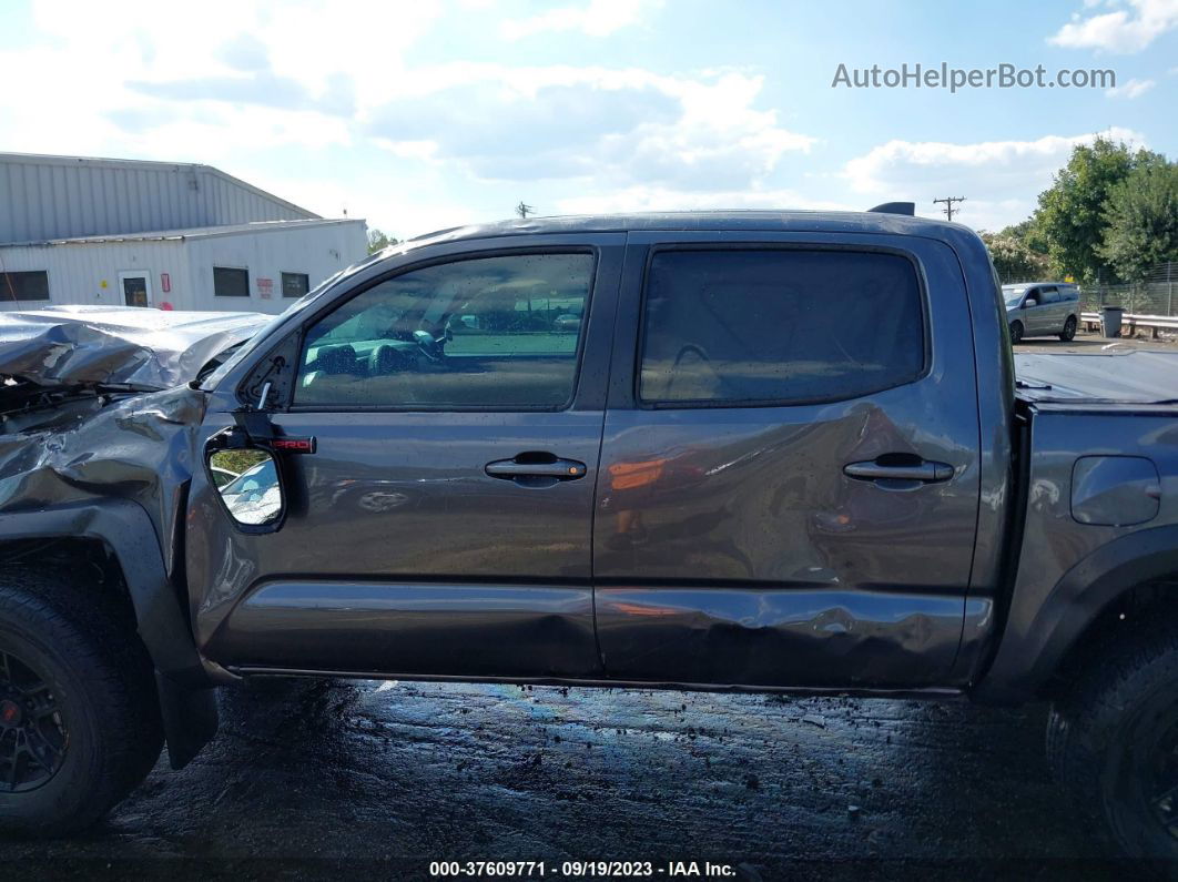 2021 Toyota Tacoma 4wd Sr/sr5/trd Sport Gray vin: 5TFCZ5AN8MX254028