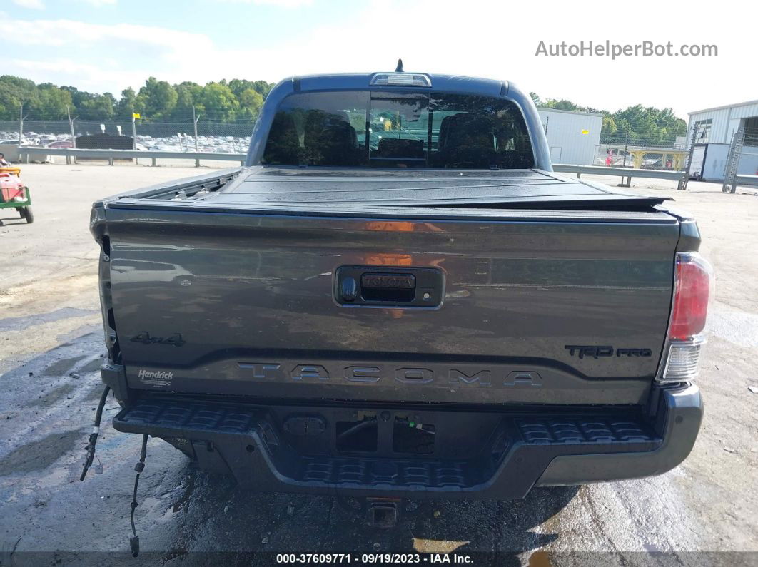 2021 Toyota Tacoma 4wd Sr/sr5/trd Sport Gray vin: 5TFCZ5AN8MX254028