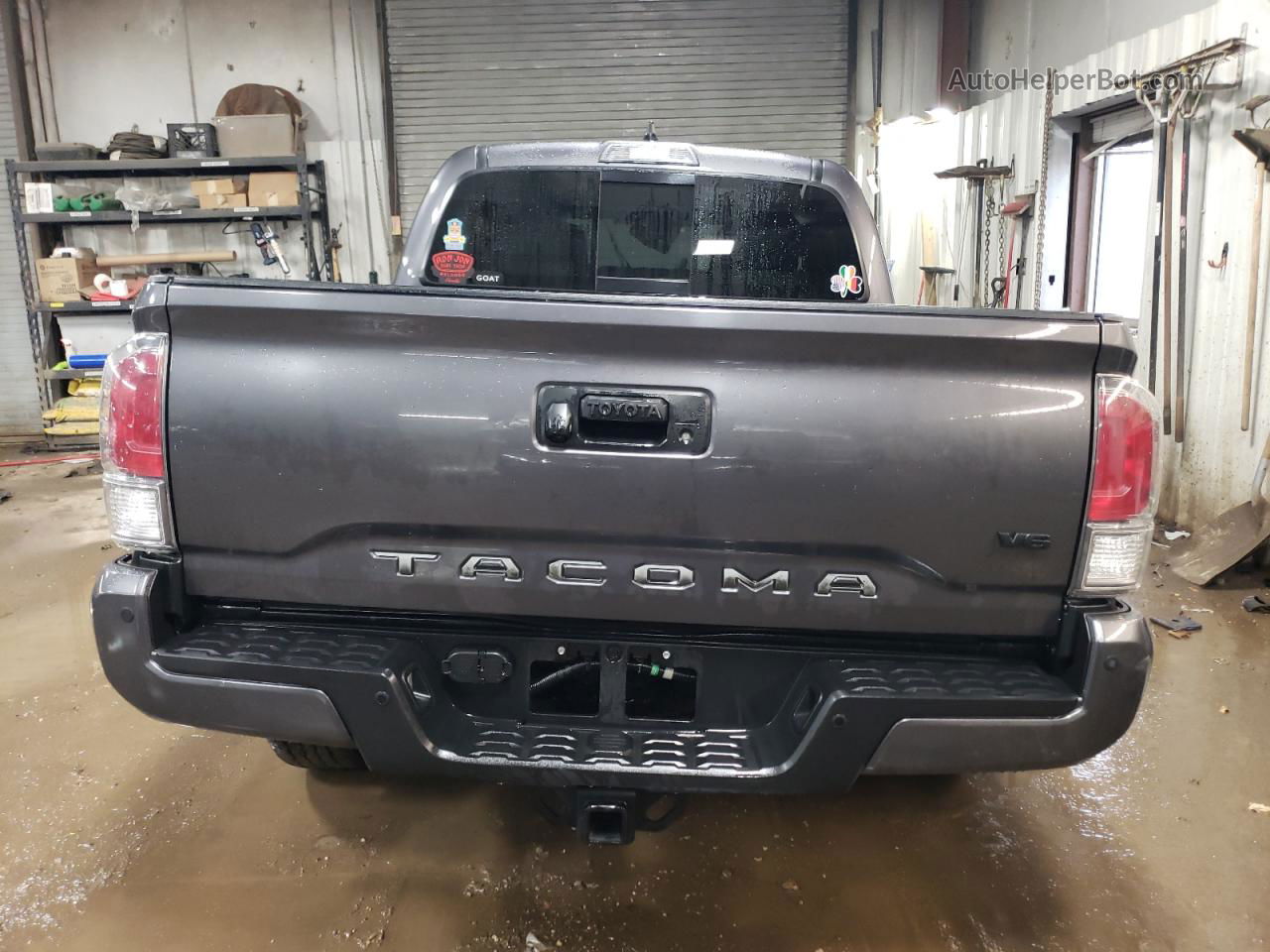 2021 Toyota Tacoma Double Cab Gray vin: 5TFCZ5AN8MX257172