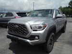 2021 Toyota Tacoma 4wd Sr/sr5/trd Sport Silver vin: 5TFCZ5AN8MX272075