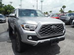 2021 Toyota Tacoma 4wd Sr/sr5/trd Sport Silver vin: 5TFCZ5AN8MX272075