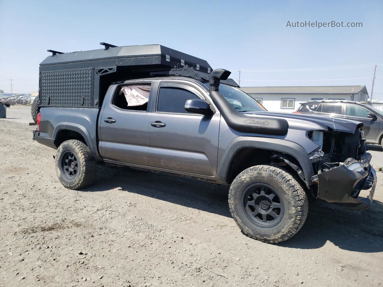 2017 Toyota Tacoma Double Cab Black vin: 5TFCZ5AN9HX069668