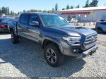 2017 Toyota Tacoma Trd Sport Gray vin: 5TFCZ5AN9HX110235