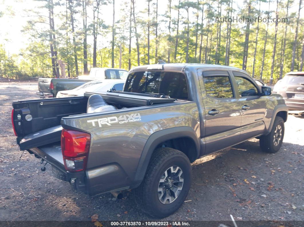 2019 Toyota Tacoma 4wd Trd Off Road Gray vin: 5TFCZ5AN9KX169762