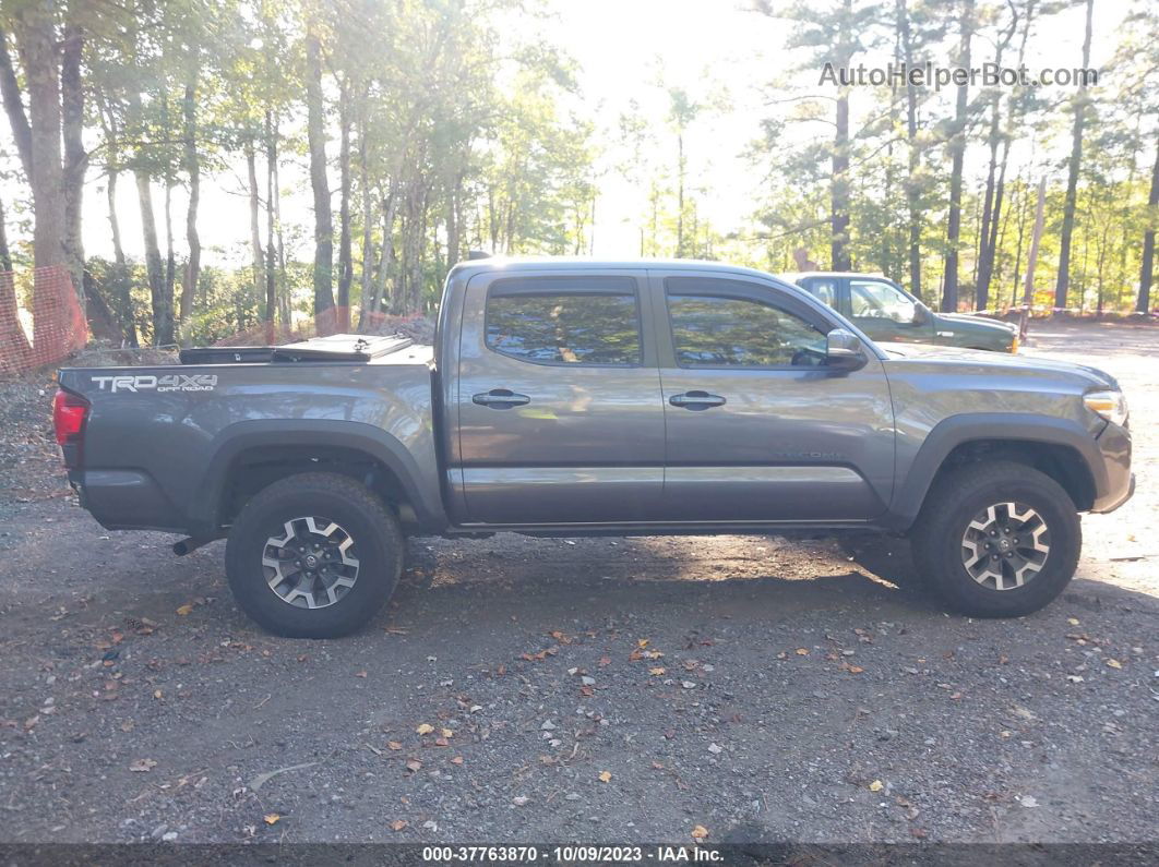 2019 Toyota Tacoma 4wd Trd Off Road Gray vin: 5TFCZ5AN9KX169762