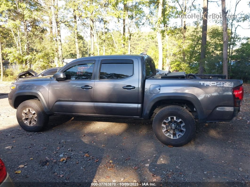 2019 Toyota Tacoma 4wd Trd Off Road Gray vin: 5TFCZ5AN9KX169762