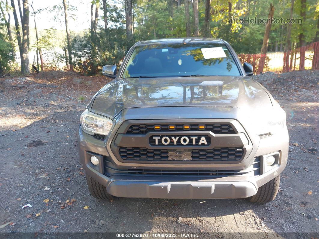 2019 Toyota Tacoma 4wd Trd Off Road Gray vin: 5TFCZ5AN9KX169762