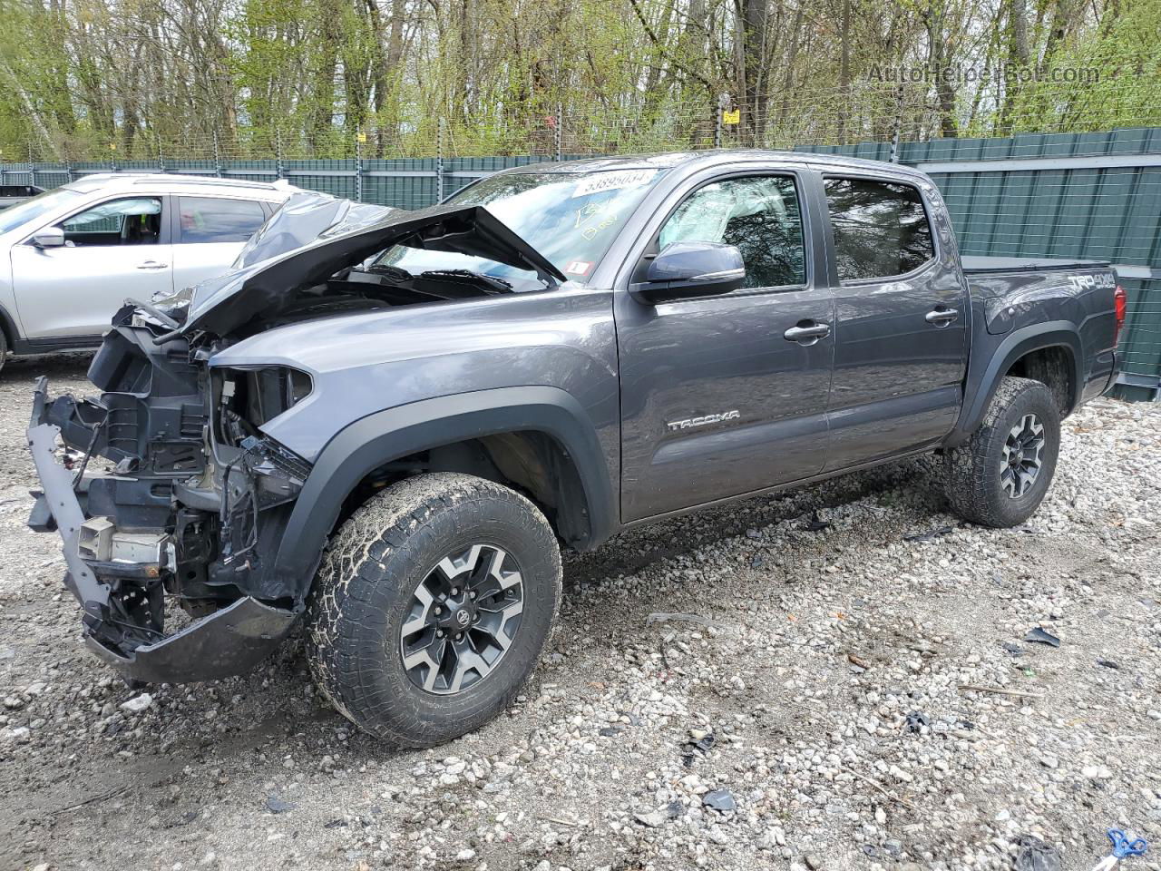 2019 Toyota Tacoma Double Cab Charcoal vin: 5TFCZ5AN9KX175822