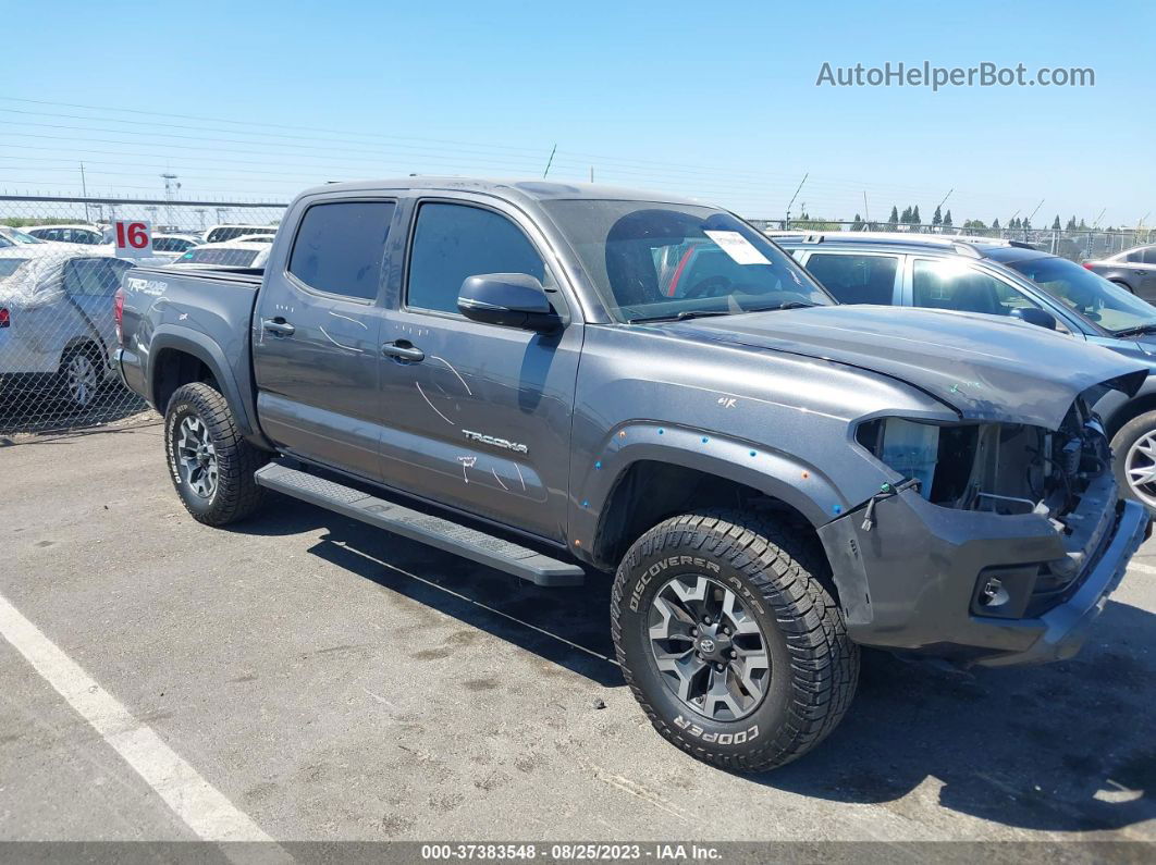 2019 Toyota Tacoma 4wd Trd Off Road Pewter vin: 5TFCZ5AN9KX180826