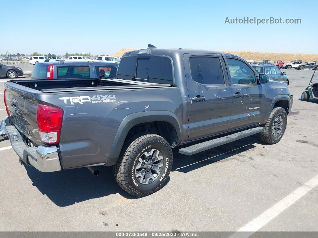 2019 Toyota Tacoma 4wd Trd Off Road Pewter vin: 5TFCZ5AN9KX180826