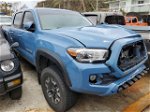 2019 Toyota Tacoma Double Cab Blue vin: 5TFCZ5AN9KX195858