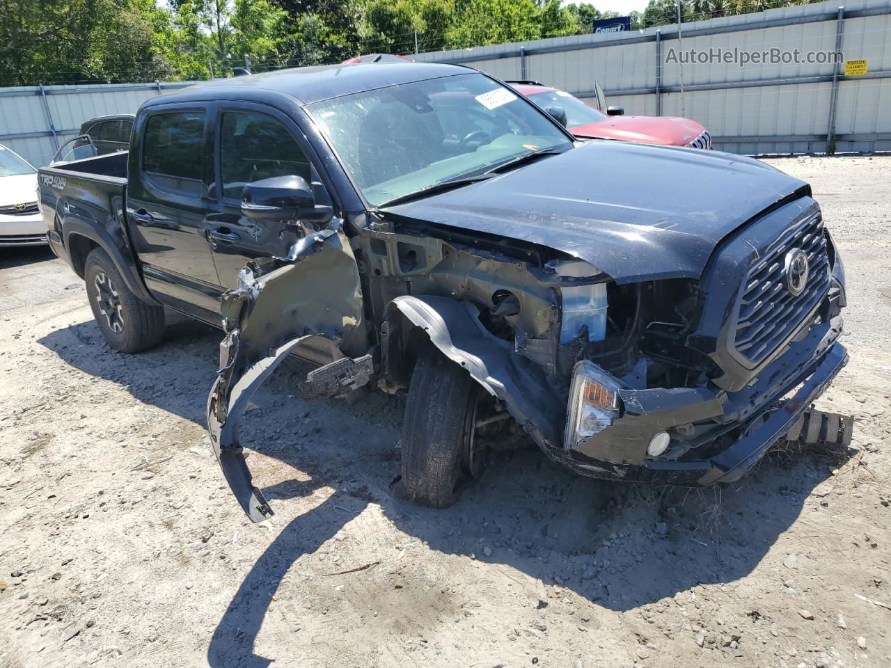 2020 Toyota Tacoma Double Cab Black vin: 5TFCZ5AN9LX223756