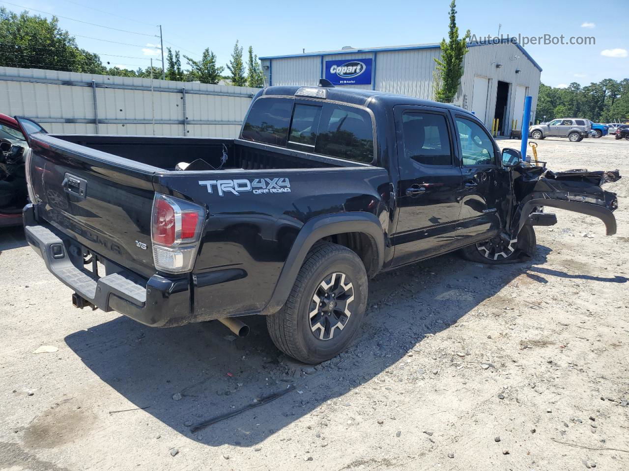 2020 Toyota Tacoma Double Cab Black vin: 5TFCZ5AN9LX223756