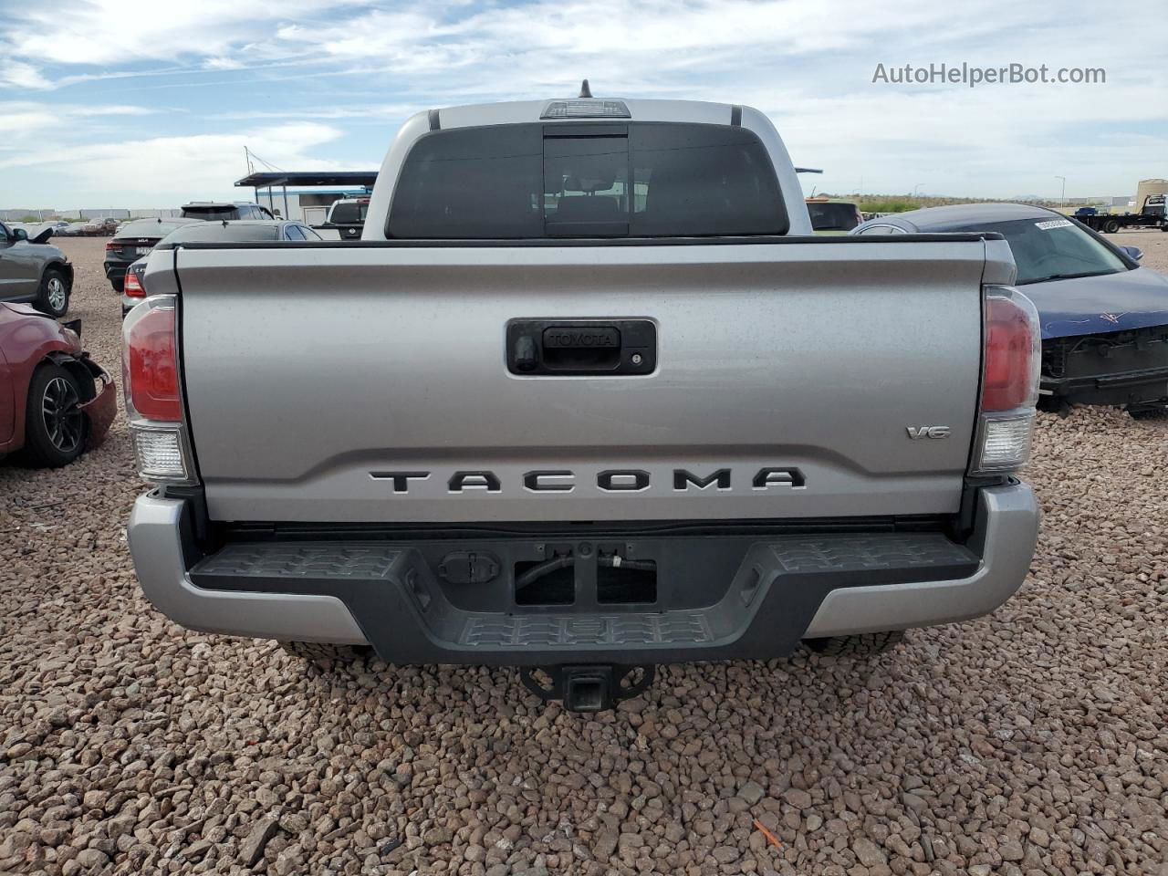 2020 Toyota Tacoma Double Cab Gray vin: 5TFCZ5AN9LX239276