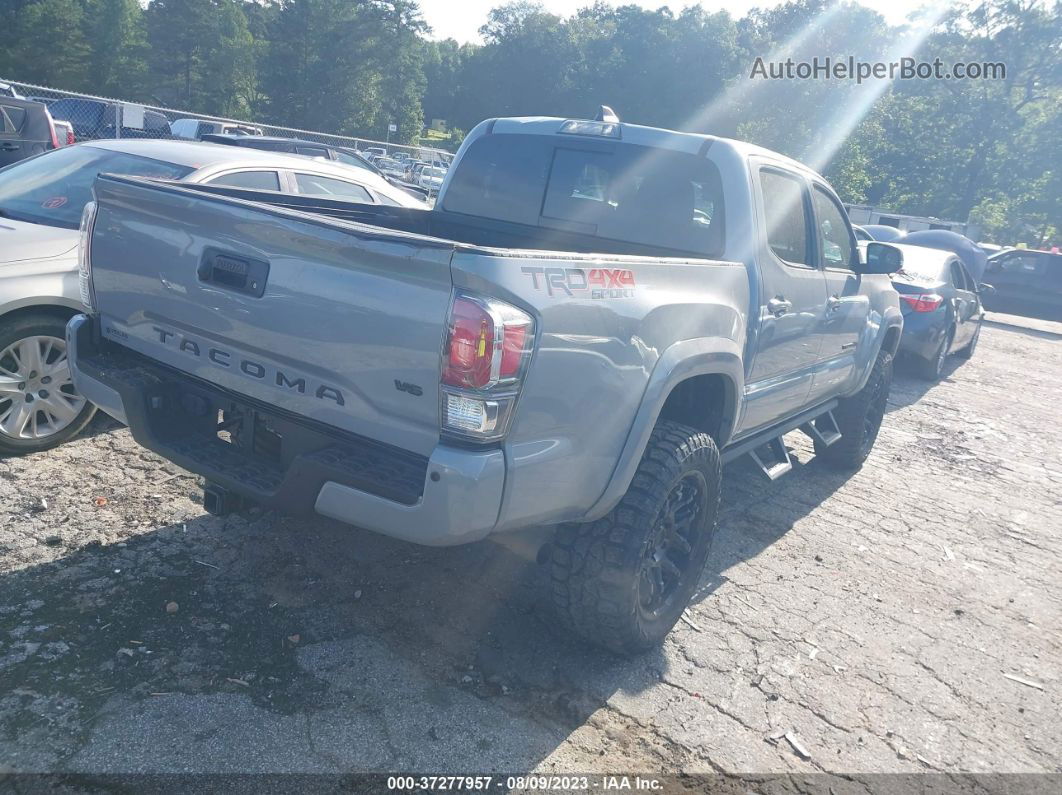 2021 Toyota Tacoma 4wd Sr/sr5/trd Sport Gray vin: 5TFCZ5AN9MX260551