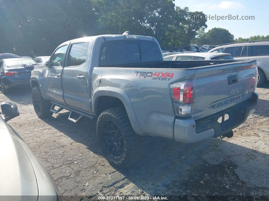 2021 Toyota Tacoma 4wd Sr/sr5/trd Sport Gray vin: 5TFCZ5AN9MX260551