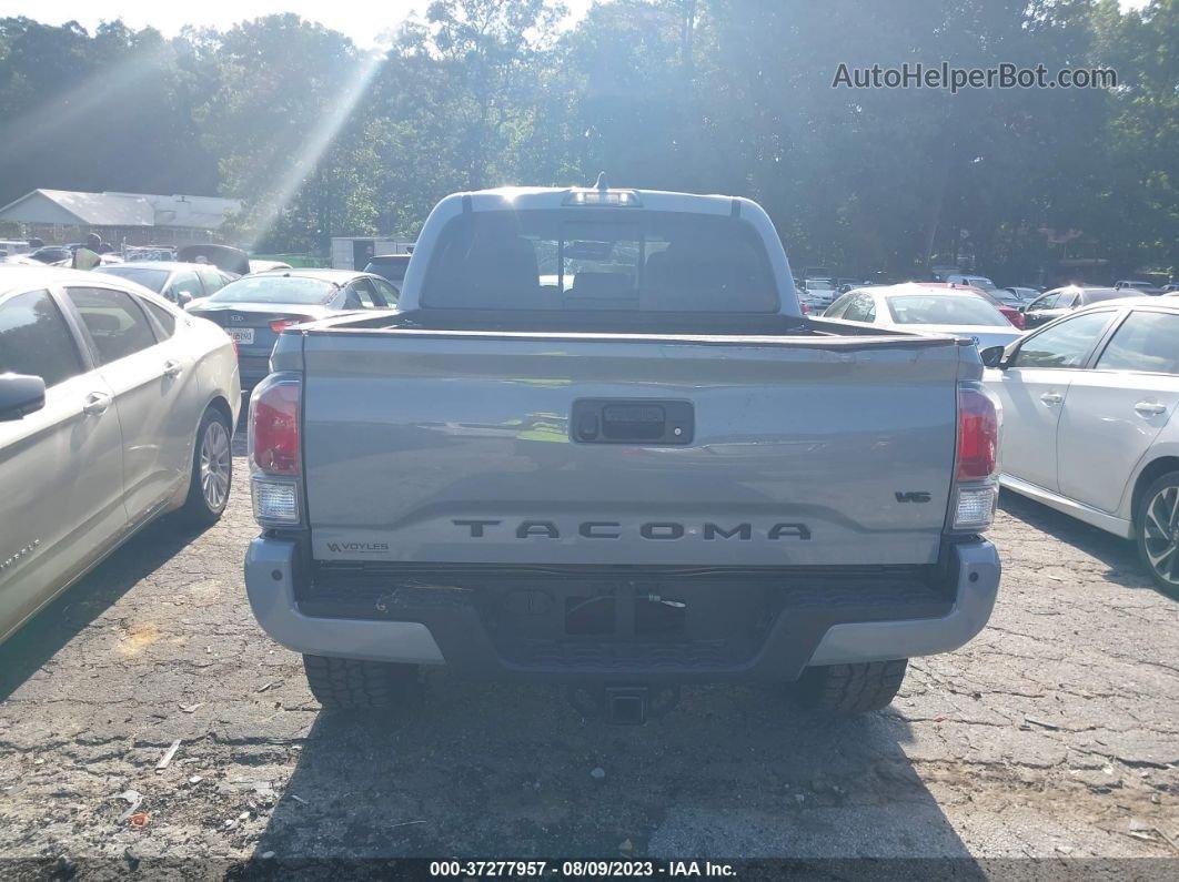 2021 Toyota Tacoma 4wd Sr/sr5/trd Sport Gray vin: 5TFCZ5AN9MX260551