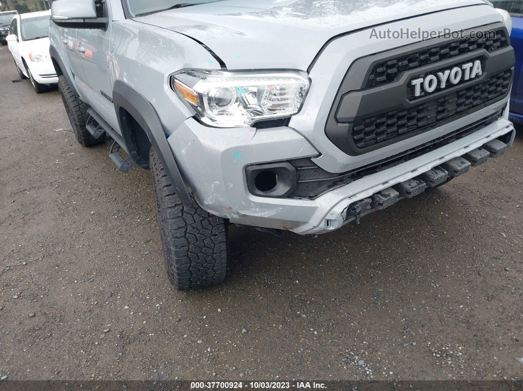 2021 Toyota Tacoma 4wd Sr/sr5/trd Sport Gray vin: 5TFCZ5AN9MX262302