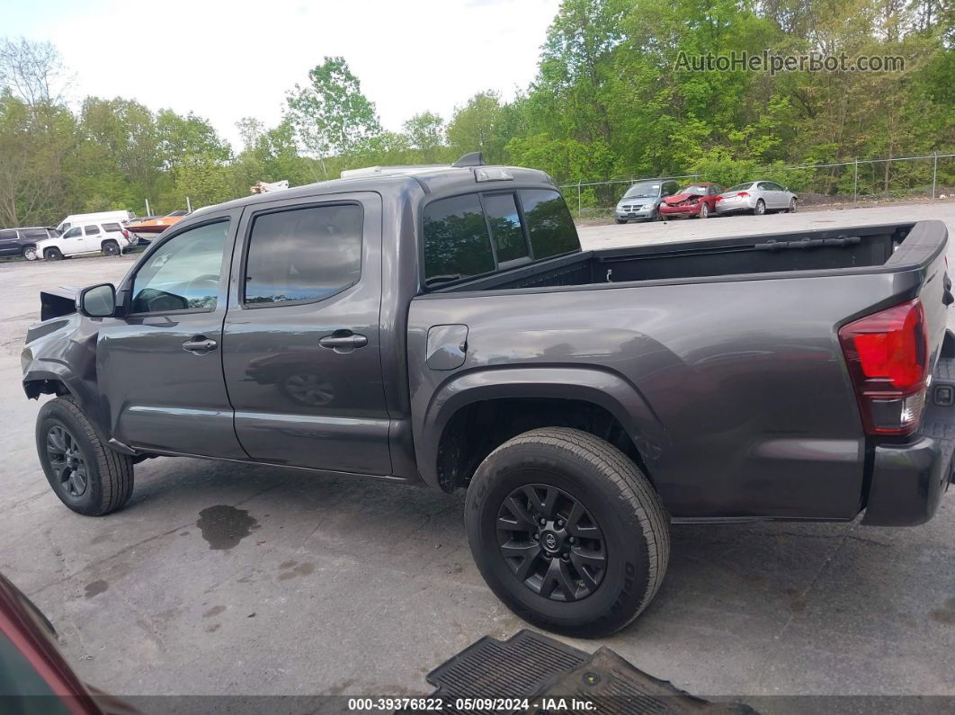 2021 Toyota Tacoma Sr V6 Gray vin: 5TFCZ5AN9MX269735