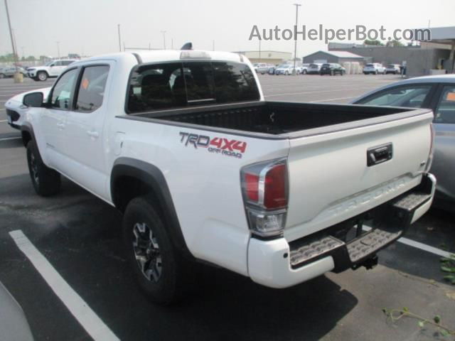 2021 Toyota Tacoma 4wd Sr/sr5/trd Sport White vin: 5TFCZ5AN9MX272196