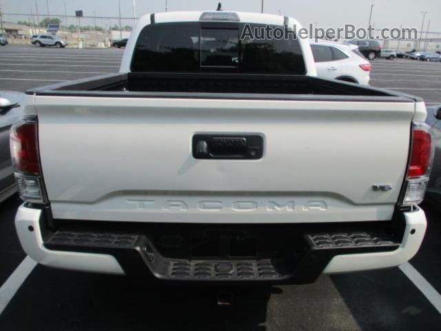 2021 Toyota Tacoma 4wd Sr/sr5/trd Sport White vin: 5TFCZ5AN9MX272196