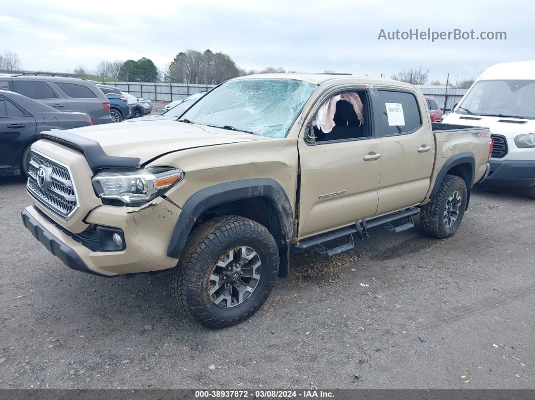 2017 Toyota Tacoma Trd Off Road Tan vin: 5TFCZ5ANXHX073826