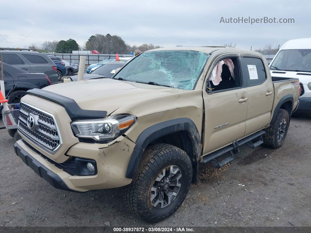 2017 Toyota Tacoma Trd Off Road Tan vin: 5TFCZ5ANXHX073826