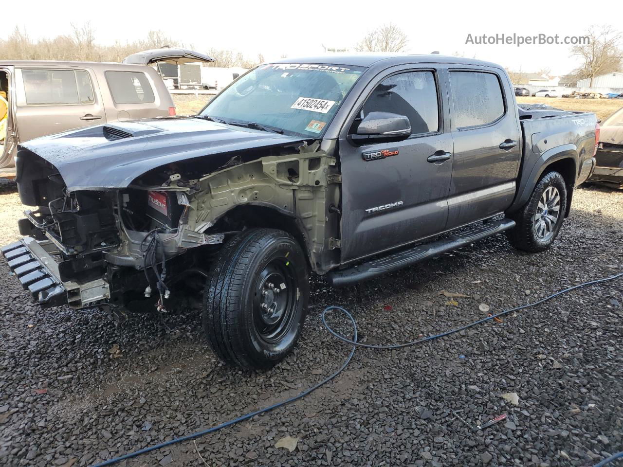 2017 Toyota Tacoma Double Cab Угольный vin: 5TFCZ5ANXHX101026