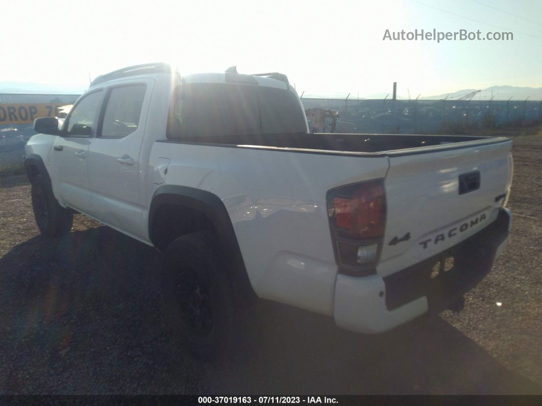 2019 Toyota Tacoma 4wd Sr/sr5/trd Sport White vin: 5TFCZ5ANXKX190622