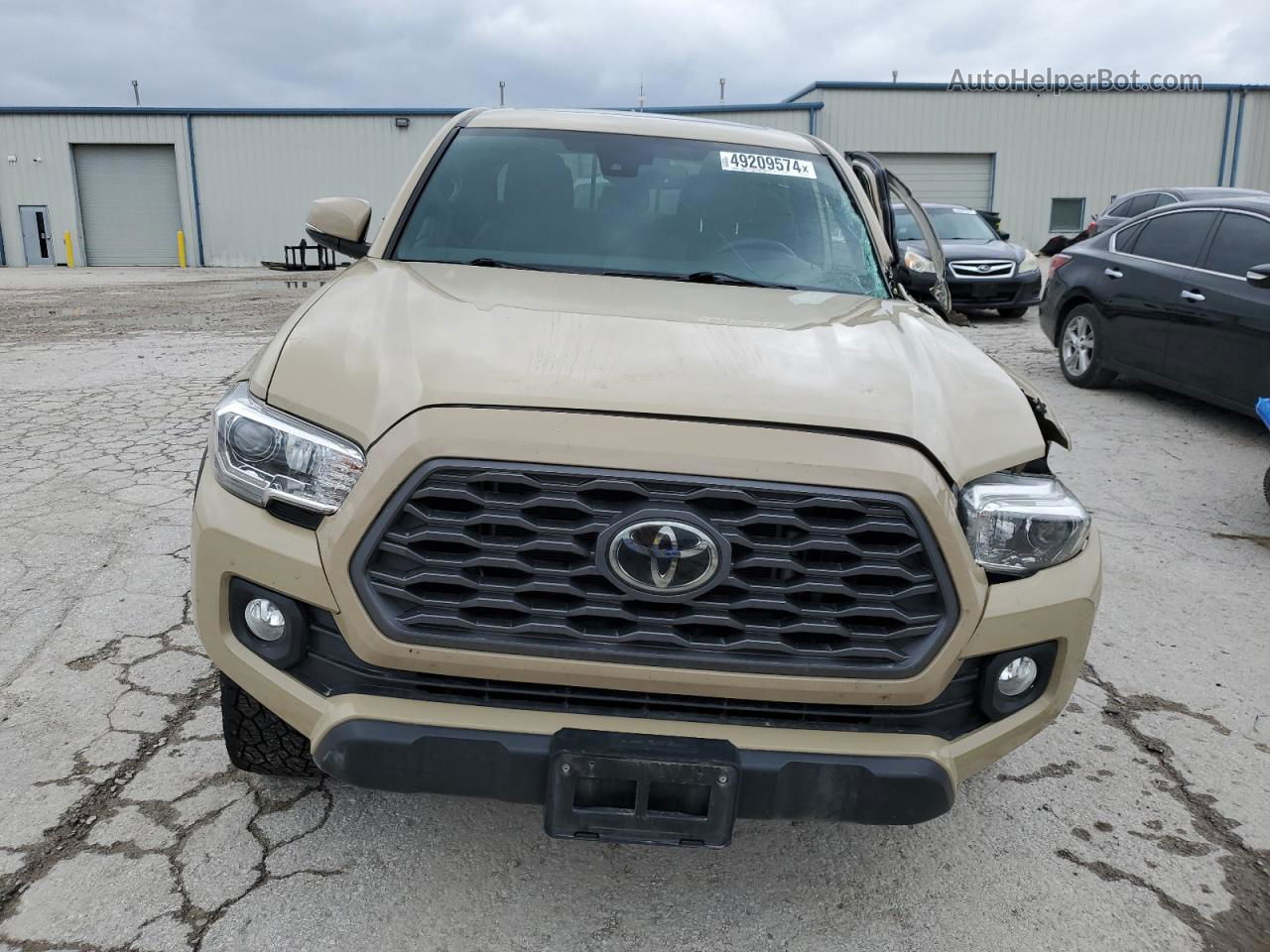 2020 Toyota Tacoma Double Cab Brown vin: 5TFCZ5ANXLX219876