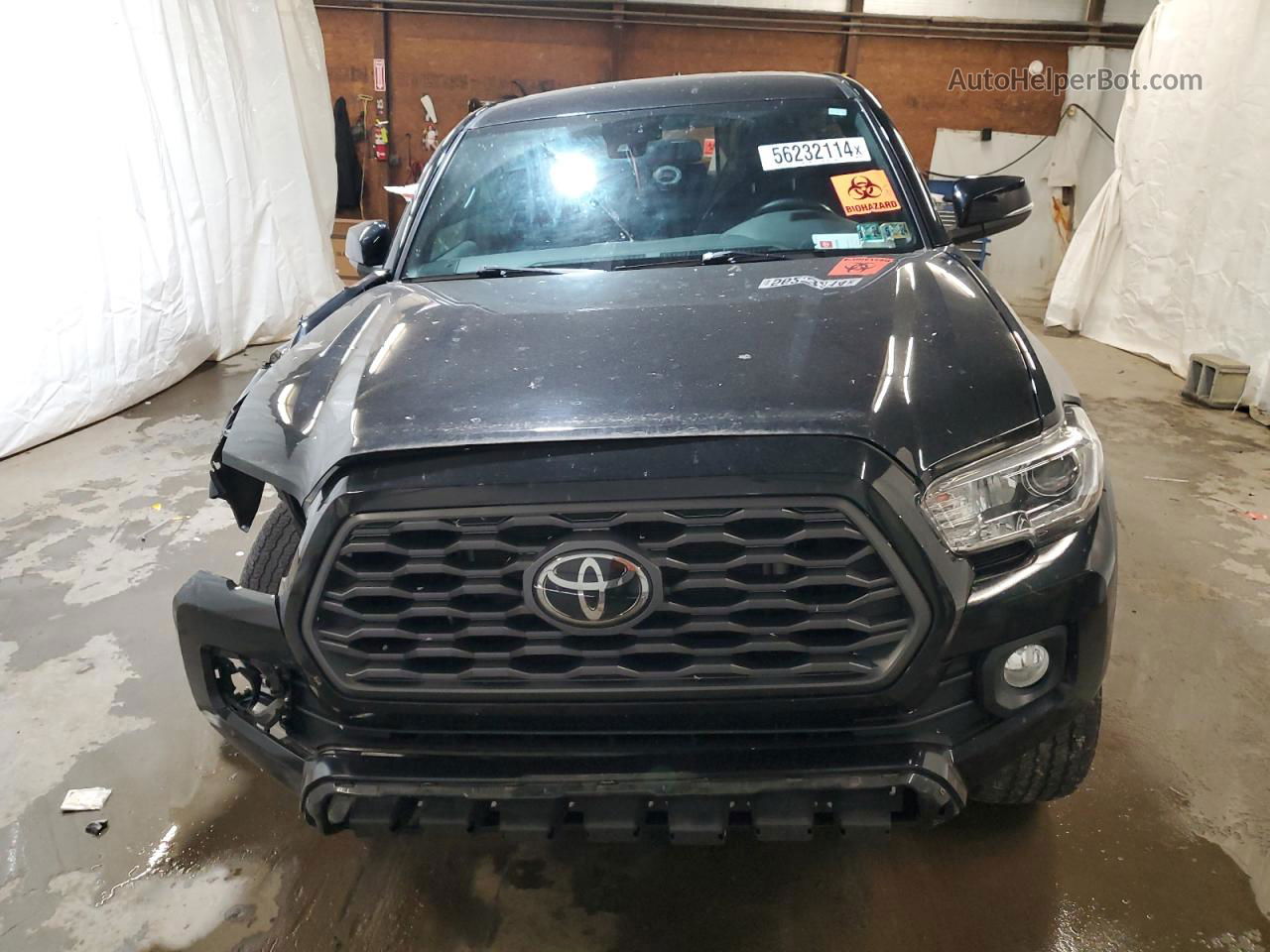 2020 Toyota Tacoma Double Cab Black vin: 5TFCZ5ANXLX234135