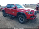 2021 Toyota Tacoma 4wd Sr/sr5/trd Sport Red vin: 5TFCZ5ANXMX260526