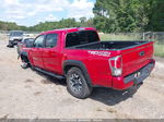 2021 Toyota Tacoma 4wd Sr/sr5/trd Sport Red vin: 5TFCZ5ANXMX260526