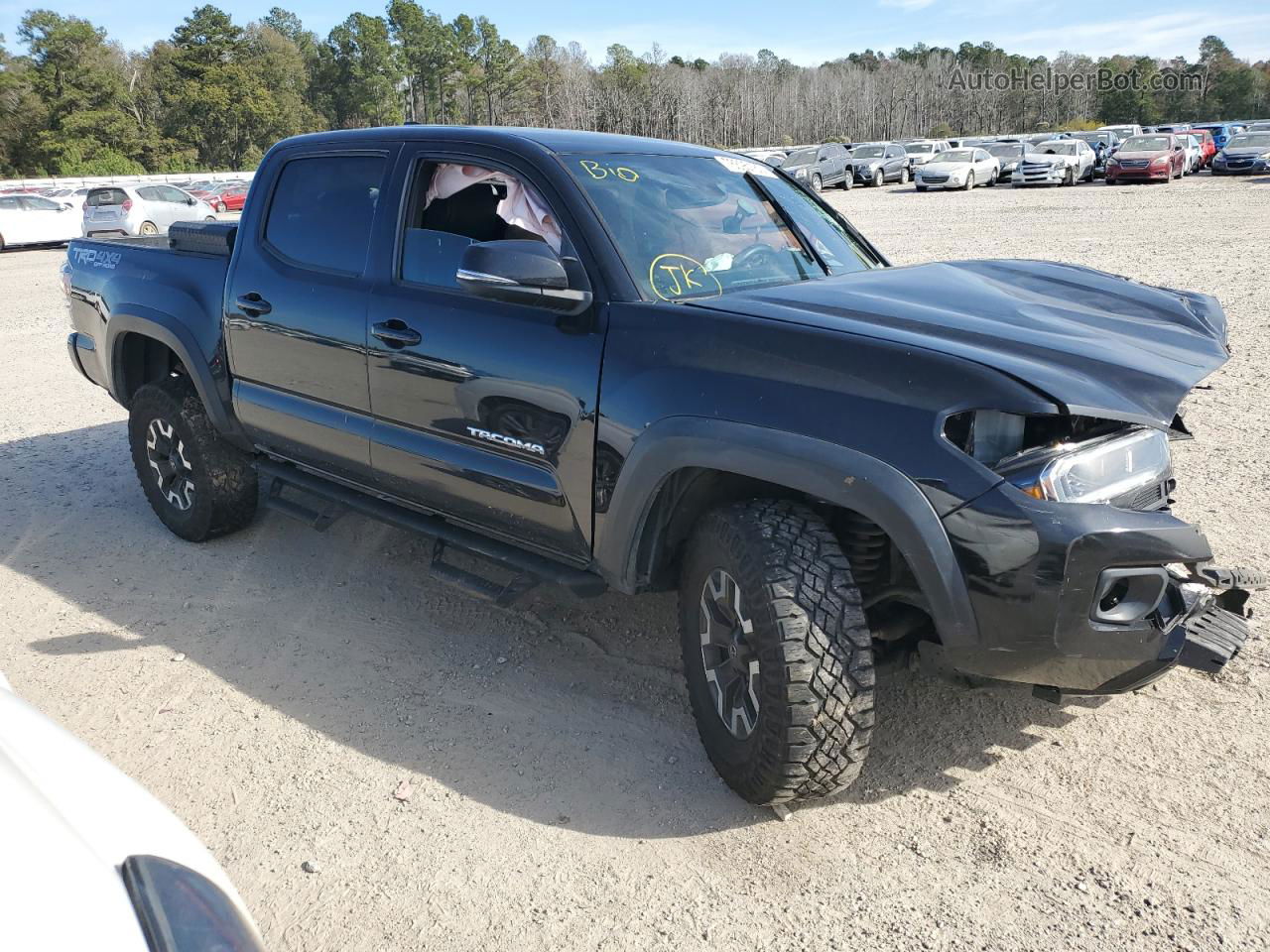 2021 Toyota Tacoma Double Cab Черный vin: 5TFCZ5ANXMX261000