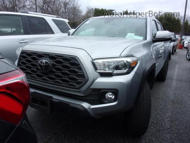 2021 Toyota Tacoma 4wd Sr/sr5/trd Sport Серебряный vin: 5TFCZ5ANXMX265225