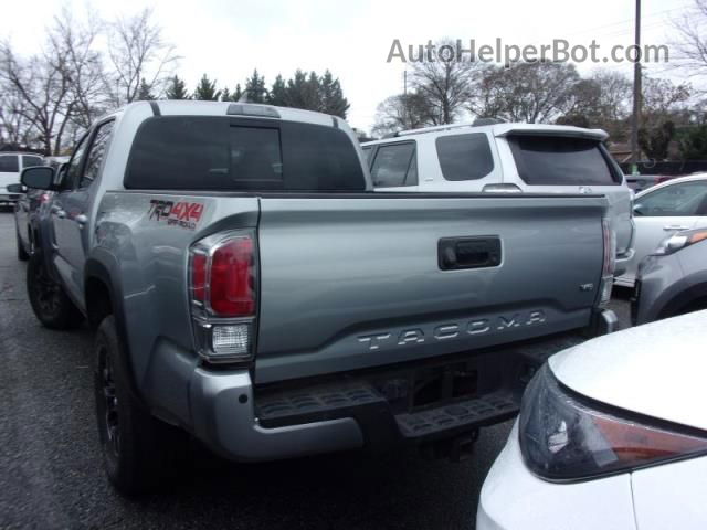 2021 Toyota Tacoma 4wd Sr/sr5/trd Sport Серебряный vin: 5TFCZ5ANXMX265225