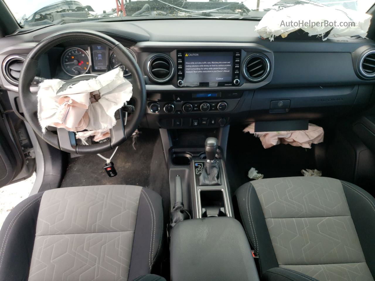 2021 Toyota Tacoma Double Cab Серый vin: 5TFCZ5ANXMX269405