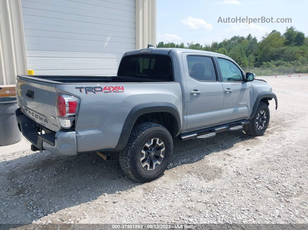 2021 Toyota Tacoma 4wd Sr/sr5/trd Sport Gray vin: 5TFCZ5ANXMX275625