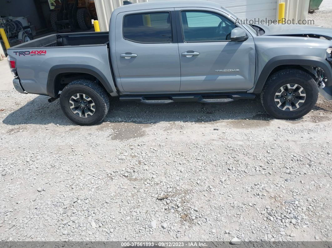 2021 Toyota Tacoma 4wd Sr/sr5/trd Sport Gray vin: 5TFCZ5ANXMX275625