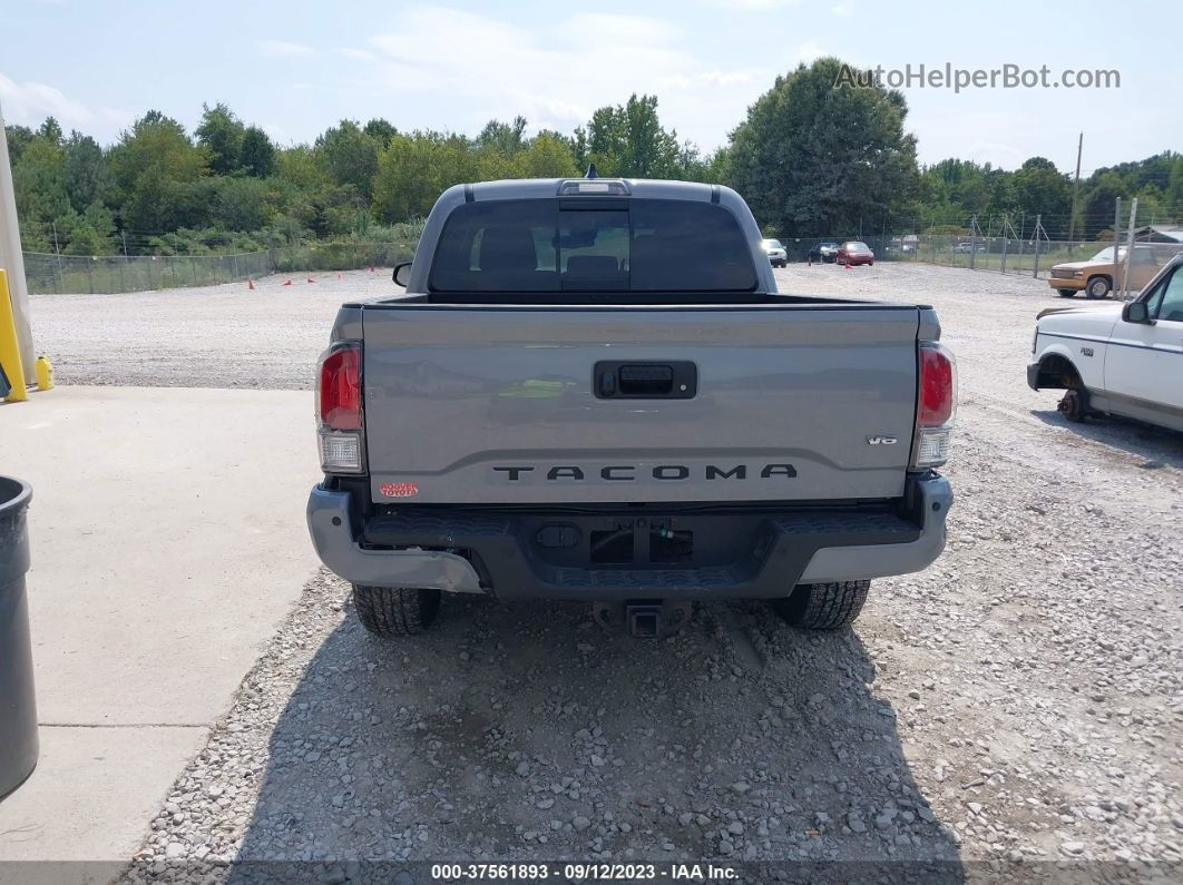 2021 Toyota Tacoma 4wd Sr/sr5/trd Sport Gray vin: 5TFCZ5ANXMX275625